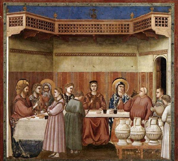 Marriage at Cana, GIOTTO di Bondone